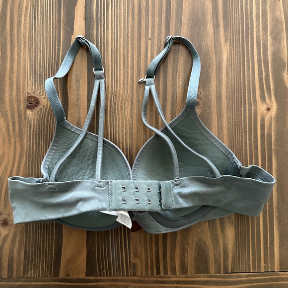 Aerie Real Sunnie Demi Bra – Women’s Size 32A Green | Recycled Nylon - Picture 2 of 5